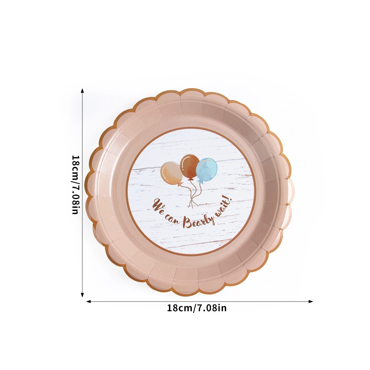 Cute Bear Disposable Party Tableware   Supplies
