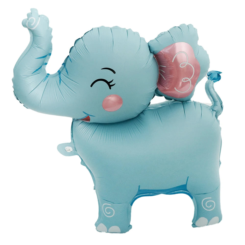 3D Standing  Elephant Aluminum Film Balloon Birthday Party Decorations Supplies Baby Shower Wedding Theme Party Balloon
