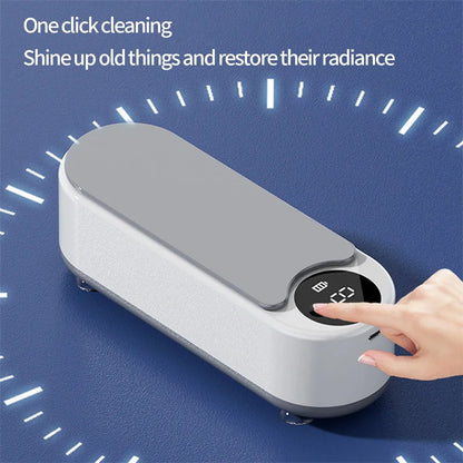 Ultrasonic Portable 450ml Cleaner Pod  Machine for Jewelry or Glasses