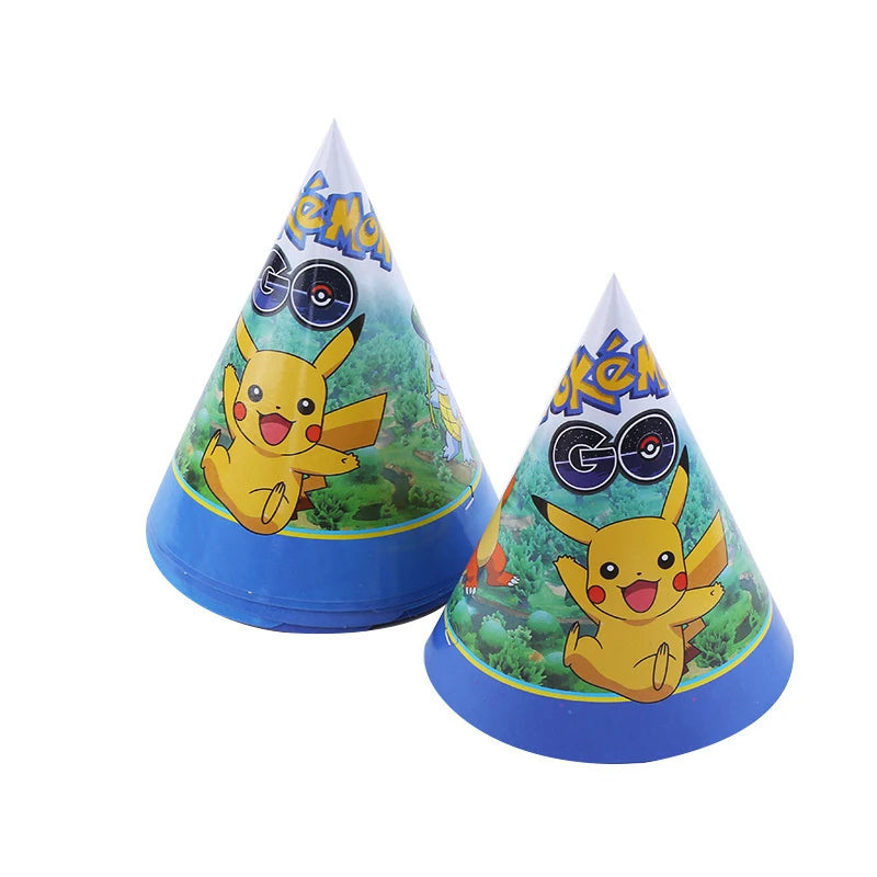 Pokémon birthday party decoration Balloon Disposable Tableware Tablecloth Straws Cup Plates Baby Shower Supplies