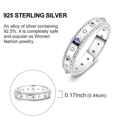 Rings Original 925 Sterling Silver Rings Simple Zircon Heart Ring For Wedding Valentine's Day Women Ring Jewelry Gift