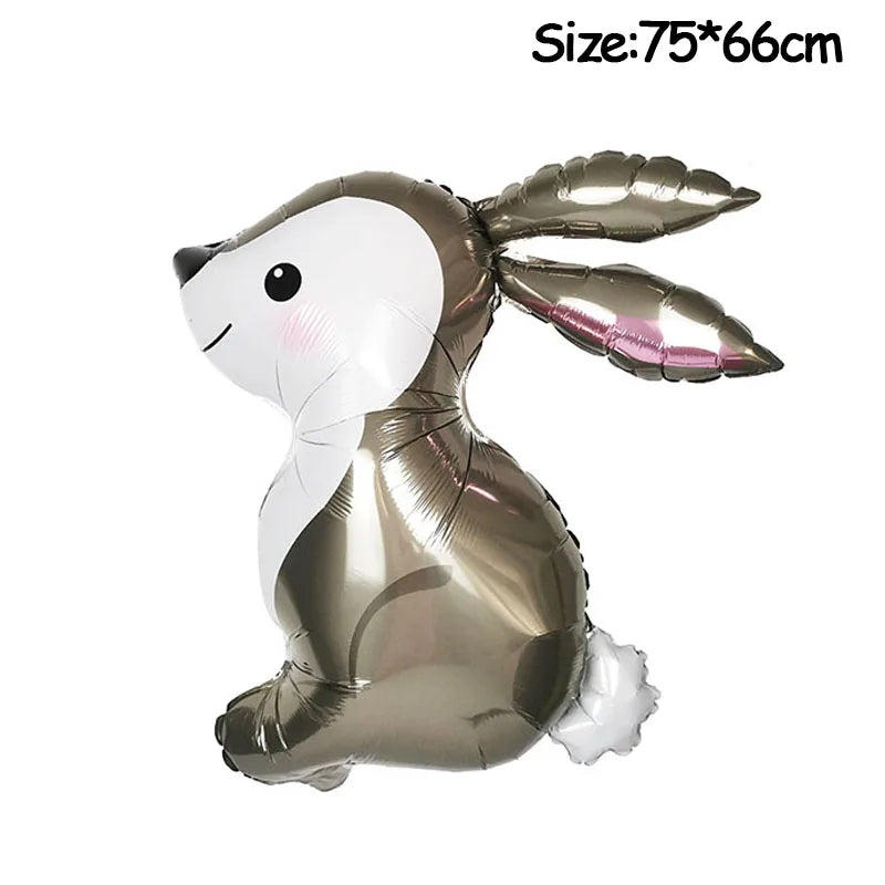 Happy Easter Party Supplies – Bunny, Carrot & Egg Paper Plates for Kids’ 1st, 2nd & 3rd Birthday Decorations
