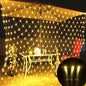 LED Net Mesh Fairy Lights – Outdoor Waterproof Curtain String Lights (Multiple Sizes, 110V/220V)