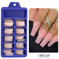 100pcs Nude Pink False Nail Press On Acrylic Nails