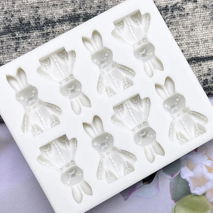 Easter Bunny Silicone Mold Sugarcraft Chocolate Cupcake Baking Mold Fondant Cake Decorating Tools