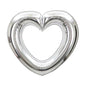 1pc Polychrome 40inch Heart Balloon Large Size Wedding Decor Bride To Be Photobooth Props Balloon Valentine's Day Party Decor