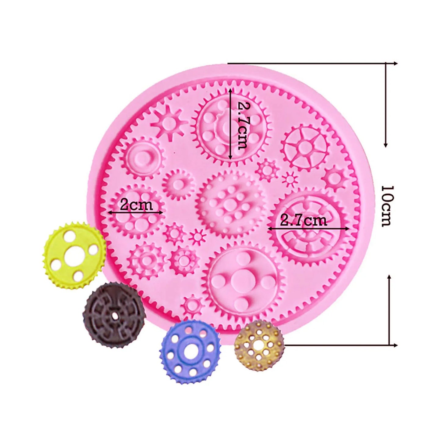 Lock Key Silicone Molds Fondant Chocolate clocks Mold Sugarcraft Clay DIY Baking Tool Cakes Cupcakes Decoration