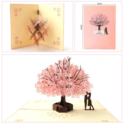 3D Pop Up Flower Greeting Cards Wedding Card Anniversary Thanksgiving Valentines Day Birthday Gift Thank You Card Handmade Cards