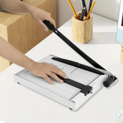 A4 To B7 Paper Cutter Tool Metal Blade Machine 12inch Multi-function Paper Trimming Knife Manual Crafting Office Supplies