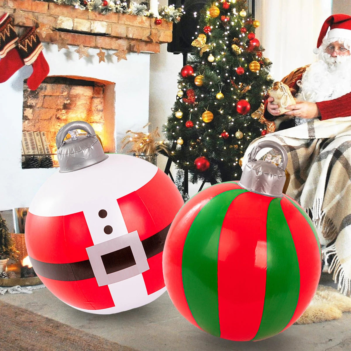 Multiple styles Giant Inflatable Christmas Ball Outdoor Inflatable Decoration Christmas Snowman PVC Inflatable Decorated Ball