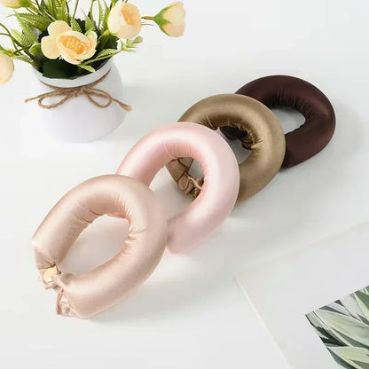 Heatless Satin Hair Curling Rod Headband – No‑Heat Soft Sleep Rollers for Effortless Lazy Curls