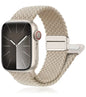 Braided Strap For Apple Watch band 40mm 44mm 42/46mm 49mm 45mm 38/41mm Magnetic buckle Bracelet Series 10 SE 9 8 7 6 5 4 Ultra 2