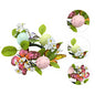 Candy Color Egg Candle Holder Flower Wreath Easter Party Decoration Desktop Home Centerpieces Table Arrangement Candles Wreath