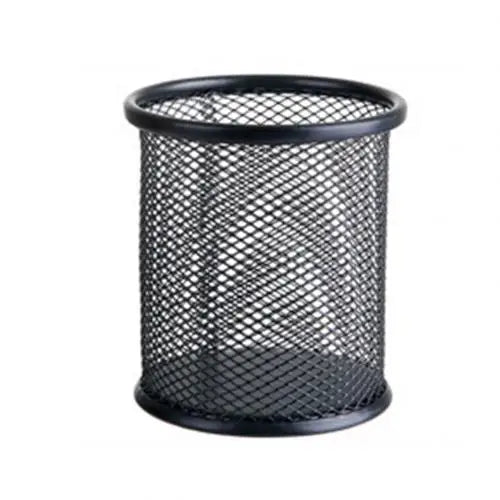 1Pcs New Pencil Holder Office Desk Metal Mesh Square Pen Pot Cup Case Container Organiser Durable Pencil Case