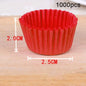1000Pcs Mini Size Chocalate Paper Liners Baking Muffin Cake  Cups  Forms Cupcake Cases Solid Color Party Tray  Mold