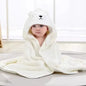 Baby Cartoon Hooded Towel Blanket