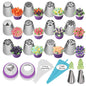 27 pieces Russian mounting nozzle set cream squeezing mouth cake mounting bag DIY baking tool set