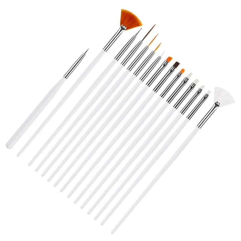 15pcs/lot Fondant Cake Painting Brush Icing Pastry Brushes Cake Decorating Tools Baking Accessories Fondant Cake Carving Pen