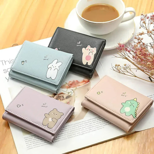 Women's Wallet PU Leather Top Quality Purse Short Card Holder