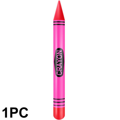 Jumbo Inflatable Crayon Balloon Neon Back to School Party Decoration First Day Of School Classroom Supplies