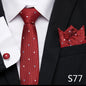 Tie Pocket Squares Cufflink Necktie Set