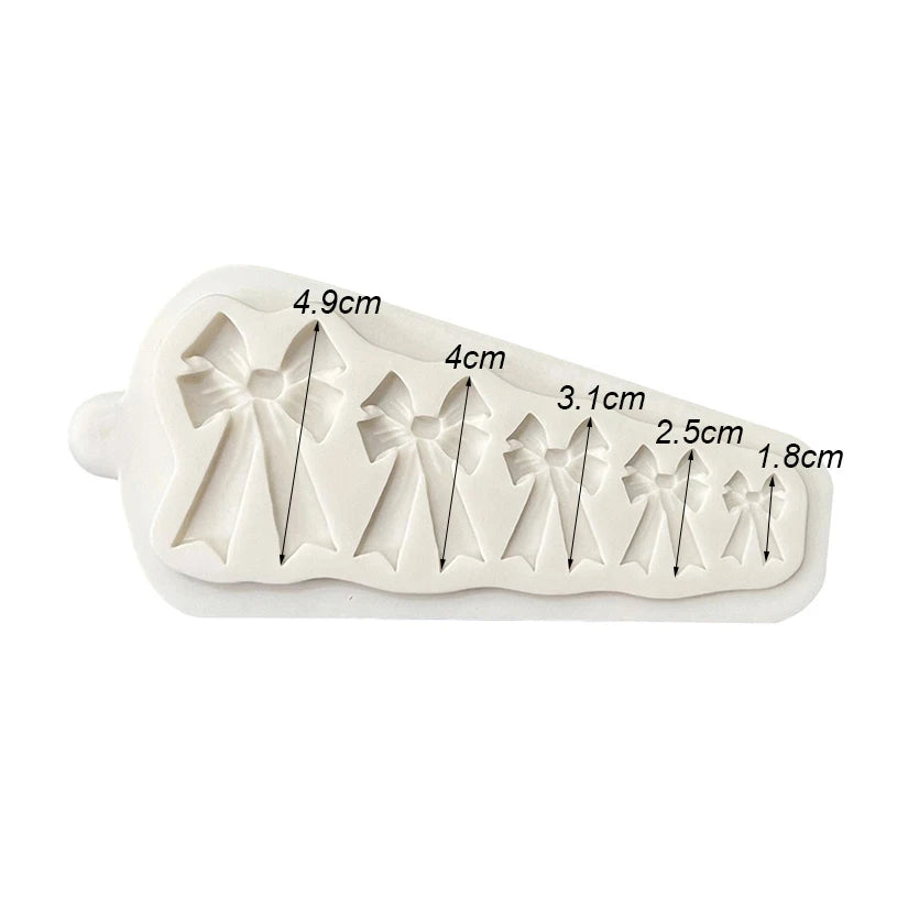 “Christmas Bow Silicone Mold – Fondant, Cookie & Chocolate Decorating Tool