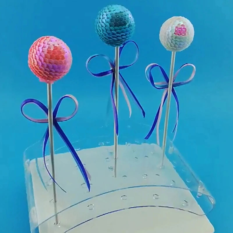 Cake Pop & Lollipop Stand – 15/20‑Hole Display Rack for Baking & Parties