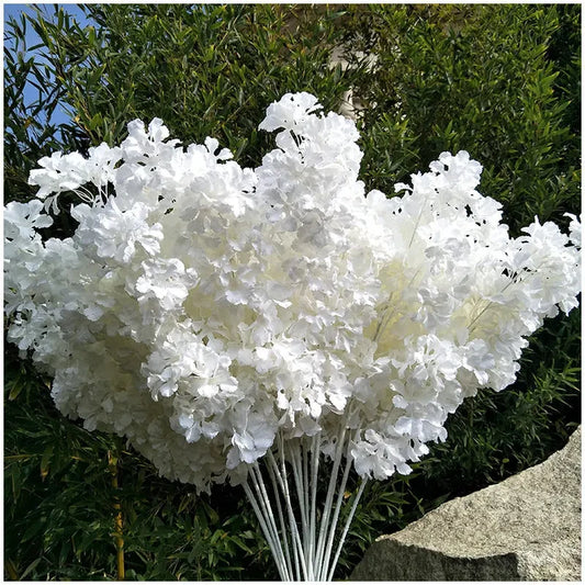 10pcs white branch snow Gypsophila Artificial plants cherry blossom wedding arch decoration artificial flower