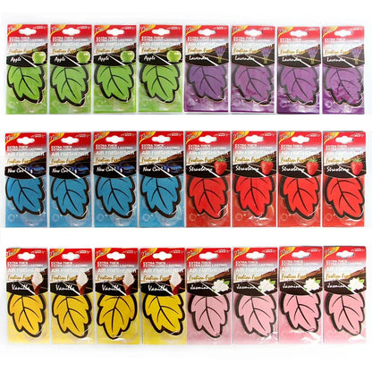 3-60 pieces Car Air Freshener, Natural Scented Tea Paper, Hanging Perfume Fragrance, Leaf Shape, Car Accessories, Interior.