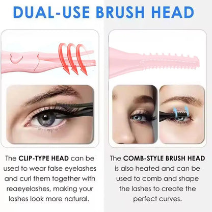 Electric Heated Eyelash Curler · Fast‑Heating Lash Comb for Smooth, Long‑Lasting Curl