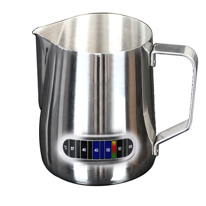 12/20oz Milk Frothing Pitcher 350/600ML Temperature Display Stainless Steel