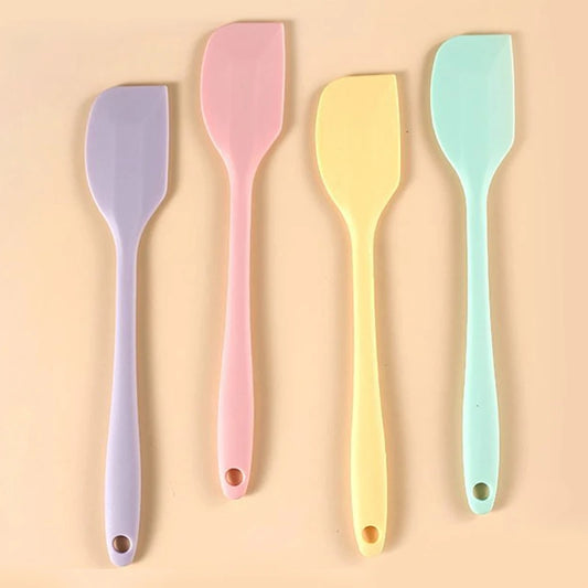 Pan Scraper Non-Stick Silicone Rubber BPA Pancake Spatula with Handle