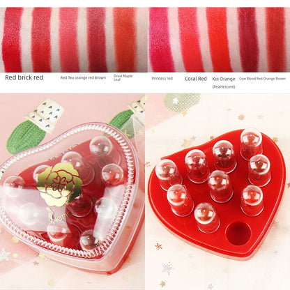Sample Fruit Yellow Skin White Portable Lipstick in a Box