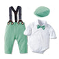 Kids Boys Formal Party Outfits Clothes Set Wedding Birthday Toddler Boy Gentleman Handsome Children Elegant Suit 1 2 3 4 5 Years