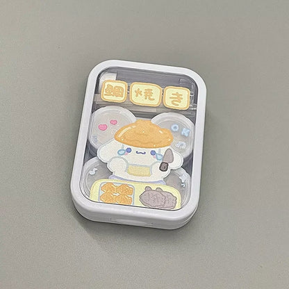 Hello Kitty Portable Contact Lens Case Cartoon Cute Kuromi Kawaii