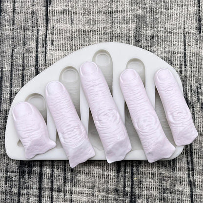Halloween Finger Silicone Mold Sugarcraft Cupcake Baking Mold Fondant Cake Decorating Tools