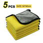 Car Wash Microfiber Towel 30x30/60CM for Car Cleaning and Drying, Hemmed Car Care Cloth, Detailing Car Wash Towel.