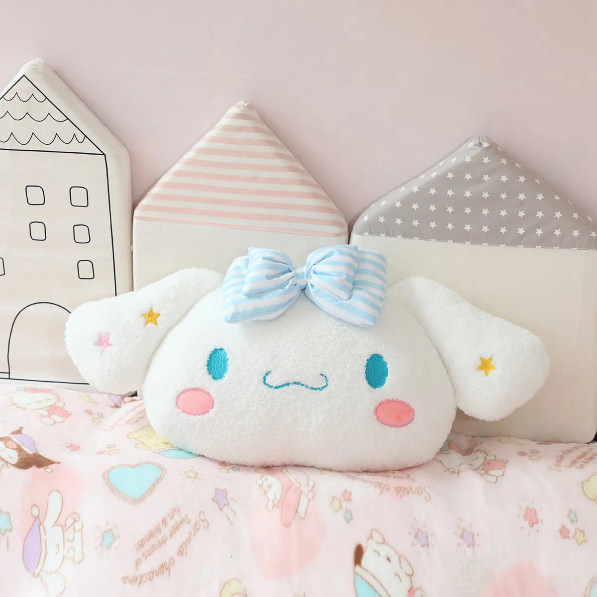 Lovely Kuromi My Melody Back Cushion Home Deocr