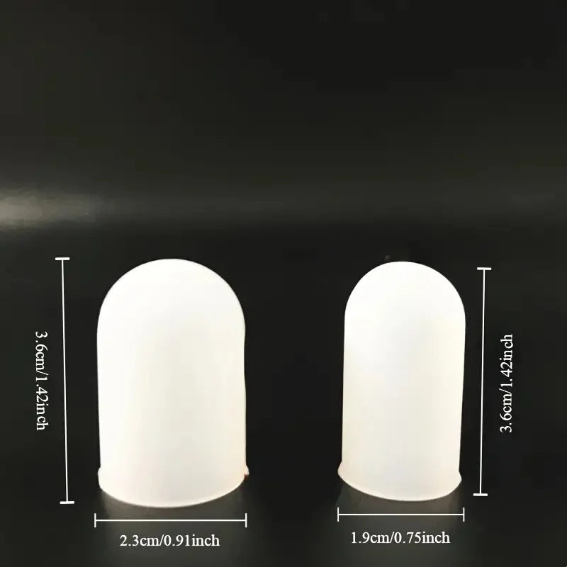 Silicone Finger Protector Sleeve Cover Anti-cut Heat Resistant Finger Sleeves Great Cooking Kitchen Tools