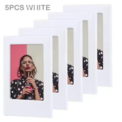 3‑Inch Magnetic Photo Frames for Instax Mini & Polaroid Pictures (5/10‑Pack)