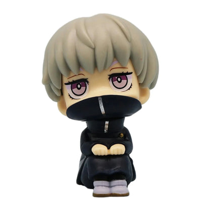 Anime Cute Fushiguro Toji Jujutsu Kaisen Figure Gojo Satoru Action Figure Q Version Doll Geto Suguru Statue 10cm PVC Model Toys