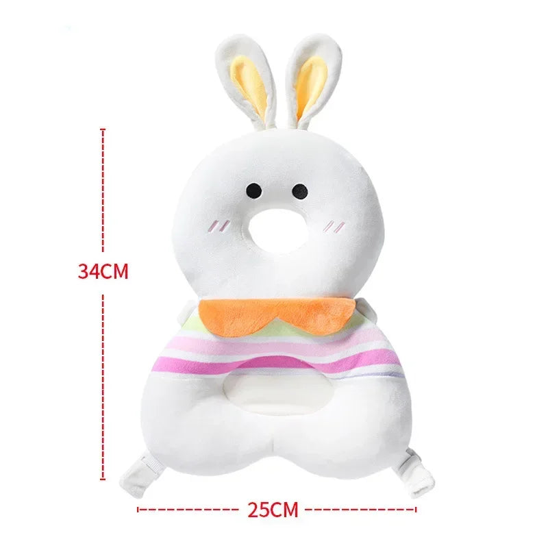 Baby Head Protection Backpack Pillow Toddler Head Safety Pad Cushion Anti-fall Head Protection Pillow Highly Elastic Breathable