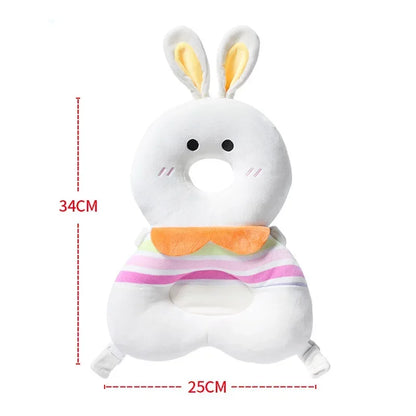 Baby Head Protection Backpack Pillow Toddler Head Safety Pad Cushion Anti-fall Head Protection Pillow Highly Elastic Breathable