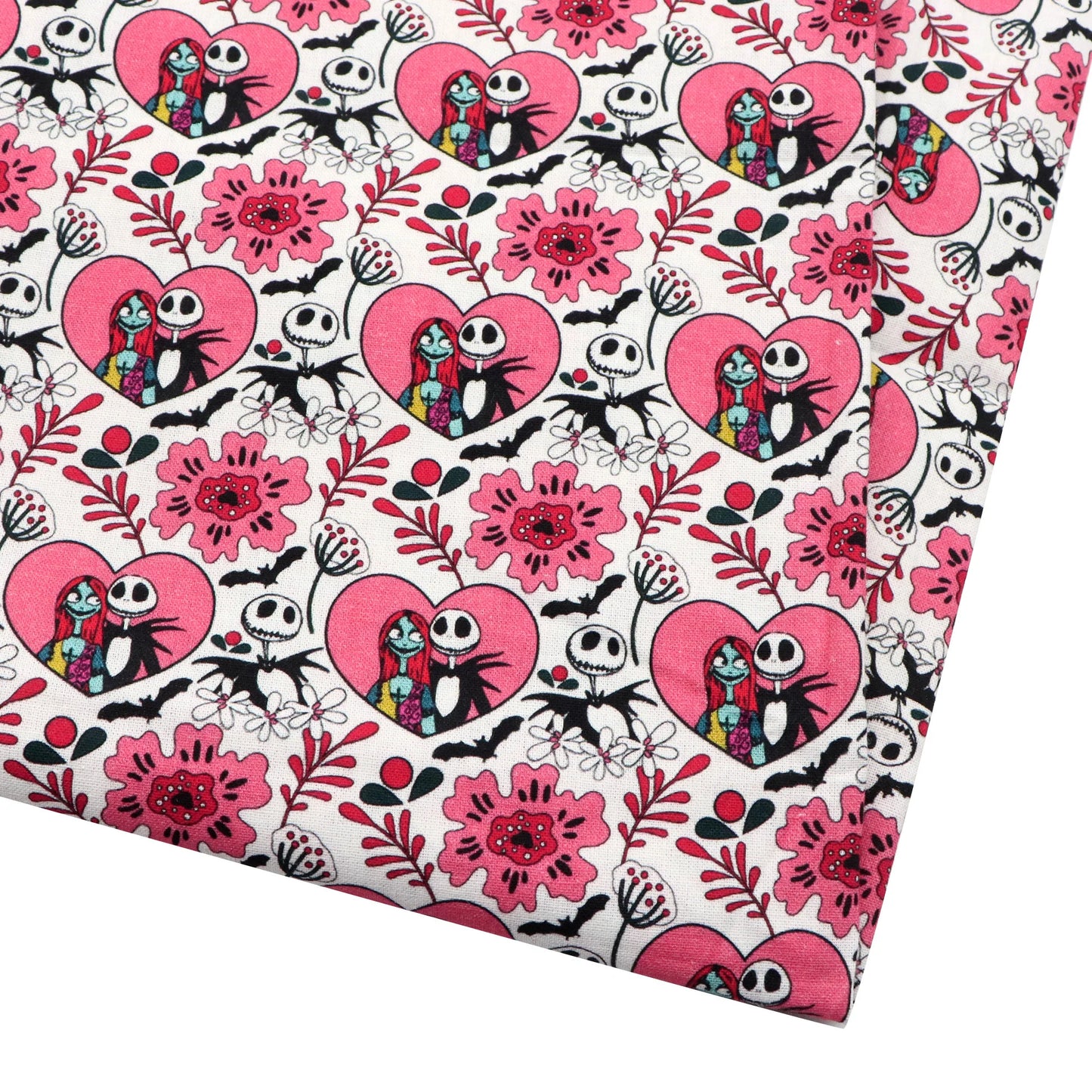 Jack Skellington The Nightmare Before Christmas Polyester Cotton Fabric Tissue Sewing Quilting Needlework DIY Cloth 50*145cm