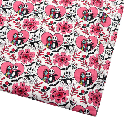 Jack Skellington The Nightmare Before Christmas Polyester Cotton Fabric Tissue Sewing Quilting Needlework DIY Cloth 50*145cm