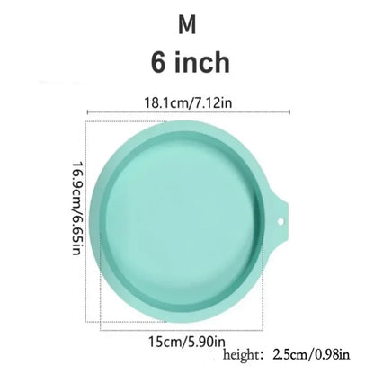 Round Silicone Layer Cake Mold – Chocolate Mousse & Dessert Baking Mould for DIY Cakes