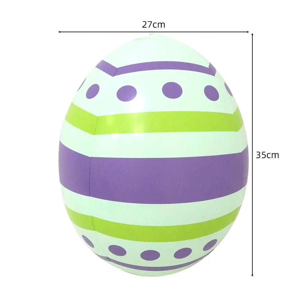 Cute Cartoon White Bunny Aluminum Foil Balloons Rabbit Happy Easter Party Decoration Supplies Children Favor Birthday Party Gift