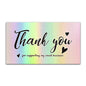 30pcs Thank You Card For Supporting Business Package Decoration "Gorgeous Thanks" Business Card Laser card Handmade With Love
