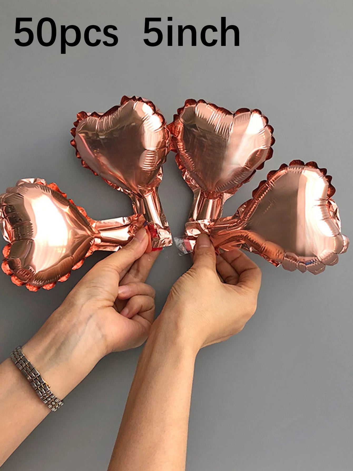 50pcs 5inch red heart balloons for Valentine's Day, birthdays, anniversaries, weddings, parties, decorations, balloons
