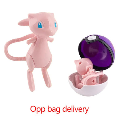 Pokemon Figures Toys Pocket Monsters Ball Model Pikachu Gengar Pokeball Dragonite Snorlax Pokeball poke Action Figures  Toy gift